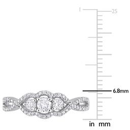 Diamond Classics™ White Gold 1/2ctw. Diamond Engagement Ring