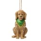Jim Shore Heartwood Creek Dog Wearing Bandana Christmas Ornament - image 1