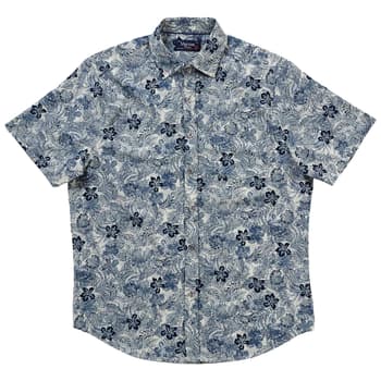 Mens Visitor Abstract Tropical Button Down Shirt - Boscov's