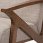 Baxton Studio Bianca Arm Chair and Ottoman Set - image 7