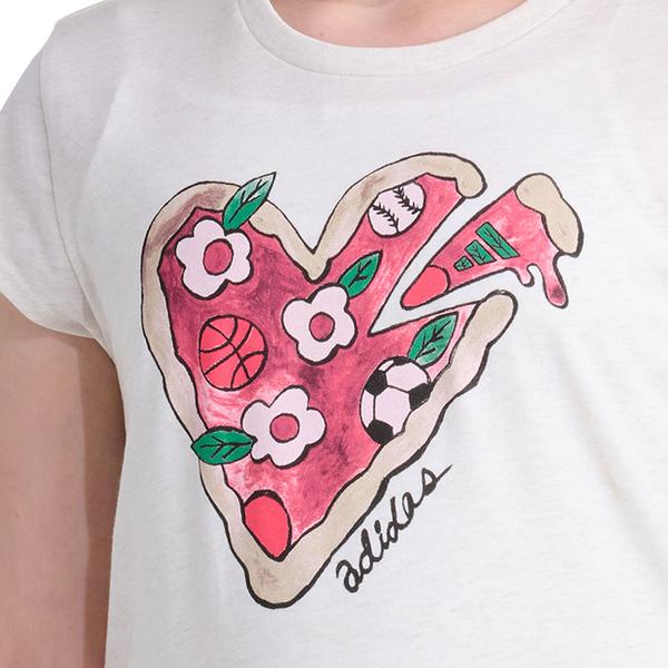 Girls (7-16) adidas® Short Sleeve Pizza Tee