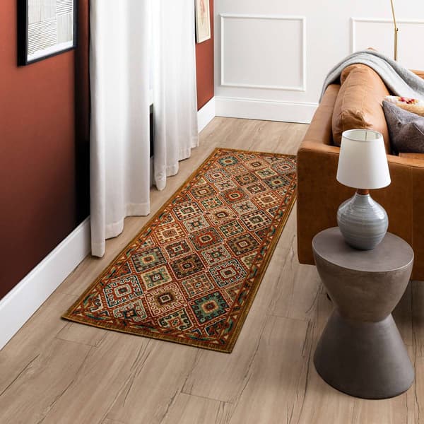 Mohawk Home Pine Row Red Runner