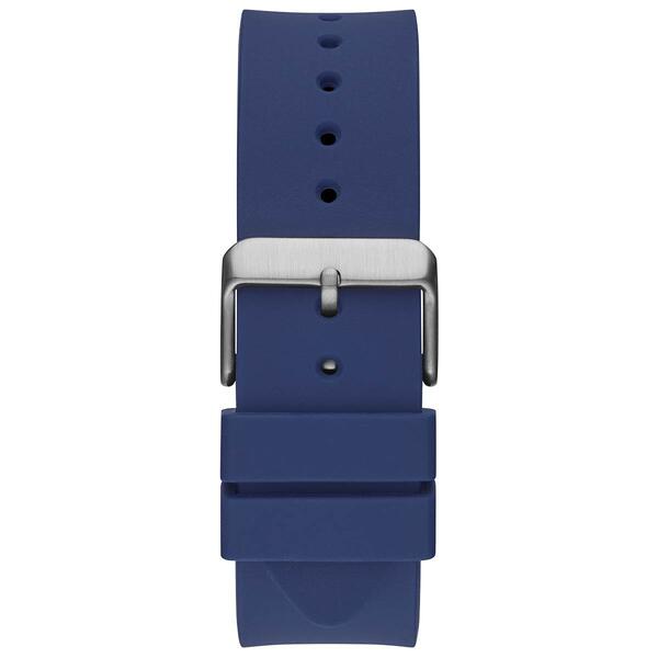 Mens Guess Blue Silicone Strap Watch - GW0203G7