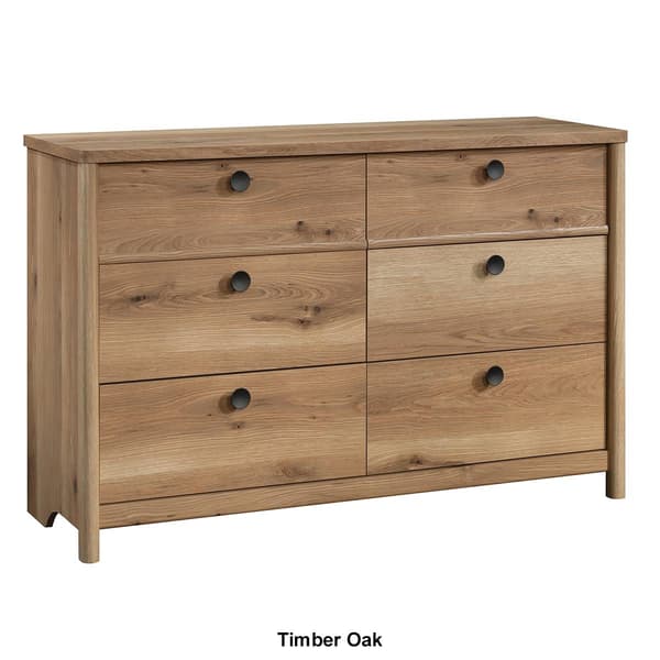 Sauder Dover Edge 6-Drawer Bedroom Dresser