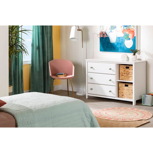South Shore Balka 3-Drawer Dresser With Baskets