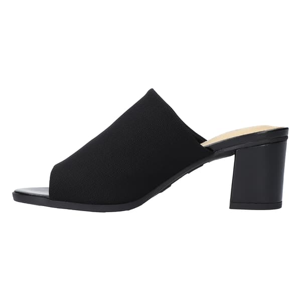 Womens Easy Street Carmella Heeled Mules