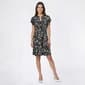 Petite Cocomo Flutter Sleeve Floral Pintuck Shift Dress - image 1