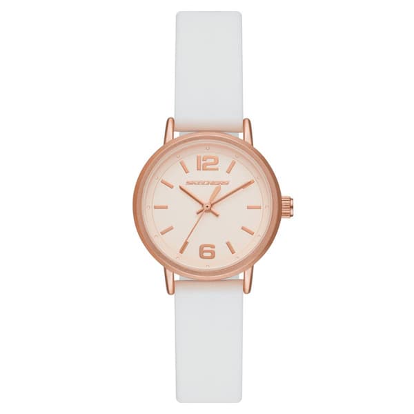 Womens Skechers Ardmore Mini White & Rose Watch