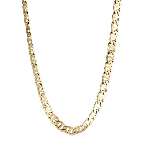Mens Lynx Stainless Steel Mariner Link Chain - image 