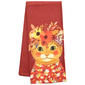 Kay Dee Designs Flowers Everywhere Cat Kitchen Towel - image 1