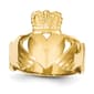Gold Classics(tm) Wide 14kt. Gold Claddagh Ring - image 1
