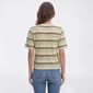 Womens Adrianna Papell Short Sleeve Chevron Stripe Sweater - image 2