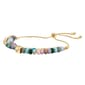 Shine Multi Color Stone "Bloom" Flower Beaded Adjustable Bracelet - image 2