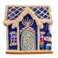Kurt Adler 4in. Clay Dough Hanukkah LED House Table Piece - image 1