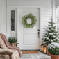 Northlight Glittered Holly & Berry Artificial Christmas Wreath - image 3