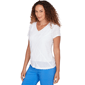 Petite Hearts of Palm Smooth Sailing Wavy Stripe Blouse - image 3