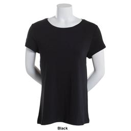 Womens Preswick &amp; Moore Short Sleeve Crew Neck Top