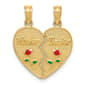 Gold Classics&#40;tm&#41; 14kt. MOTHER DAUGHTER Break Apart Pendant - image 1