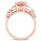 Gemstone Classics™ 10kt. Rose Gold 1/7ctw. Diamond Ring - image 4