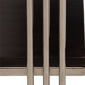Sagebrook Home Metal & Mango Wood Three-Tier Accent Table - image 5