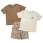 Boys (8-12) Avalanche(R) 3pc. Camo Shorts Set - Silver Birch - image 1
