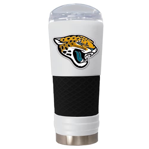NFL Jacksonville Jaguars DRAFT Powder Coated Steel Tumbler