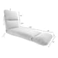 Jordan Manufacturing Cabana Universal Chaise Lounge Cushion - image 6