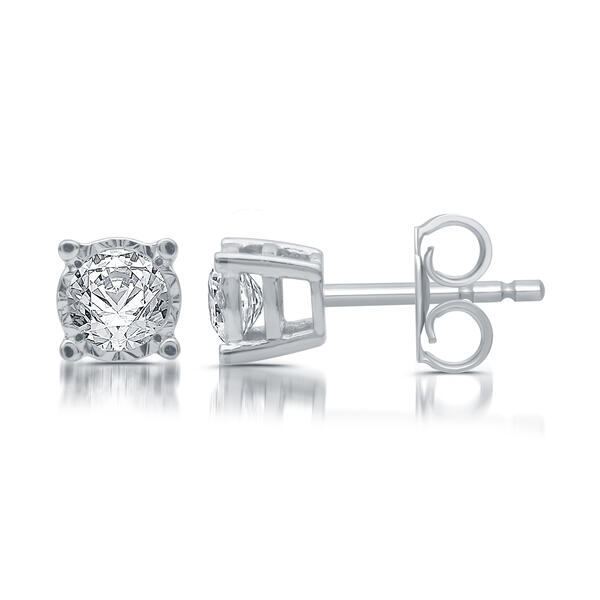 Diamond Classics&#8482; 10kt. White Gold 1/3ctw. Stud Earrings