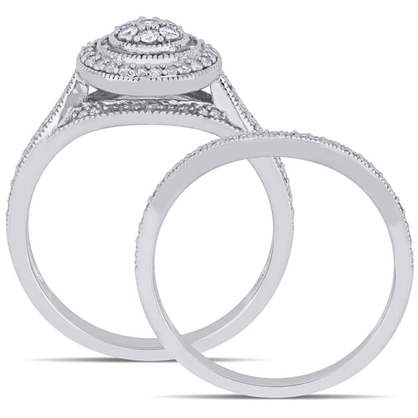 Diamond Classics™ 10kt. White Gold 2/5ctw. Diamond Bridal Set