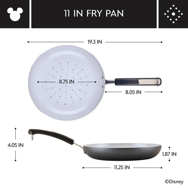 Farberware® Disney Monochrome  11in. Ceramic Nonstick Fry Pan