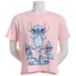 Juniors Freeze Stitch Pile Up Skimmer Graphic Tee - image 1