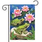 Briarwood Lane Frog Pond Summer Garden Flag - image 1