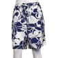 Womens Floral & Ivy Pull On Tropical Floral Bermuda Shorts - image 1