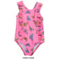 Baby Girl &#40;12-24M&#41; Pink Platinum&#174; Ruffle Butterfly Foil Swimsuit - image 2