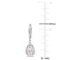 Gemstone Classics&#8482; Pearl & Diamond Leverback Earrings - image 2