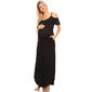 Plus Size White Mark Reta Maternity Maxi Dress - image 3