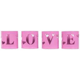 Northlight Seasonal Valentine''s Day Candle Holders - Set of 4