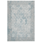 HomeRoots Grey Blue & Ivory Medallion Accent Rug - image 2