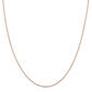 Gold Classics&#40;tm&#41; 1.0mm. Rose Gold Diamond Cut Cable Necklace - image 1