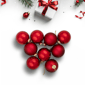Northlight 9ct. Apple Red 2-Finish Glass Christmas Ornaments - image 3