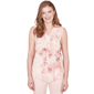Womens Emaline Enchanted Bloom Sleeveless V Neck Floral Blouse - image 1