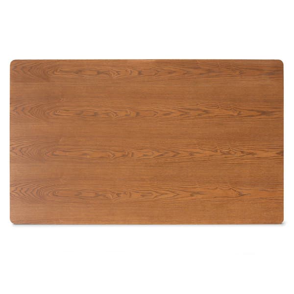 Baxton Studio Dorina Mid-Century Modern Fabric 5-Piece Dining Set