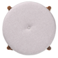 Baxton Studio Iliana Japandi Wood Ottoman Footstool - image 5