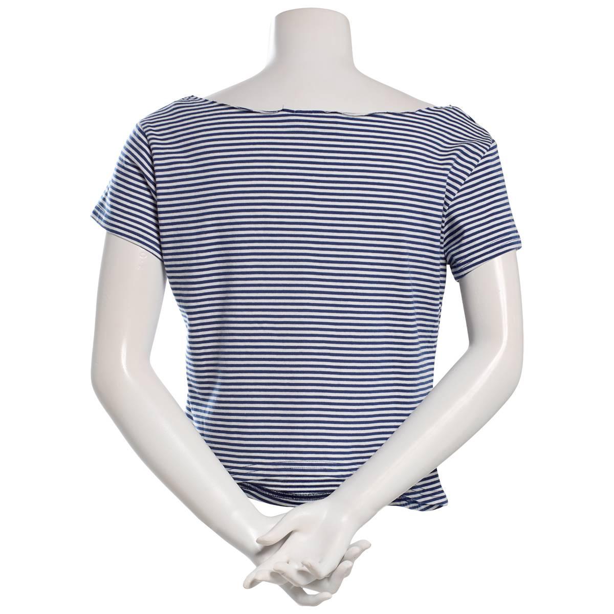 Juniors C-Life Snoopy 1950 Football Stripe Off The Shoulder Tee
