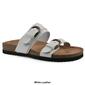 Womens White Mountain Hardball Footbed Sandals - image 9