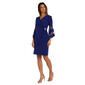 Womens R&M Richards Angel Sheer Trim Sleeve Wrap Dress - image 3