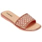 Womens Ashley Blue Pearl Band Slide Sandals - image 1