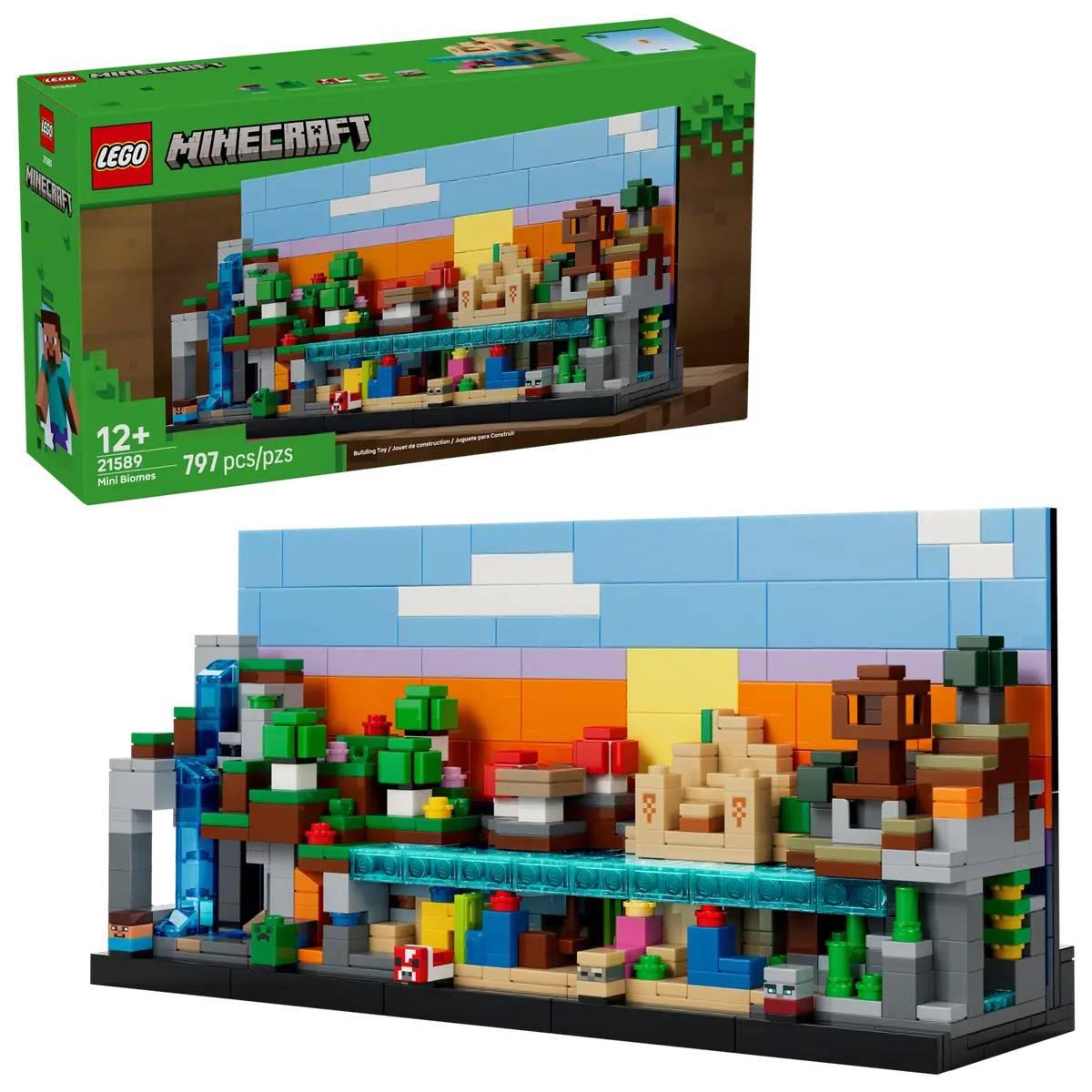 Open Video Modal for LEGO(R) Minecraft(R) Mini Biomes Building Kit