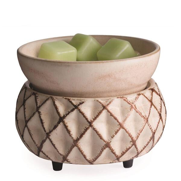 Candle Warmers Etc. Lattice 2-in-1 Wax Warmer - image 