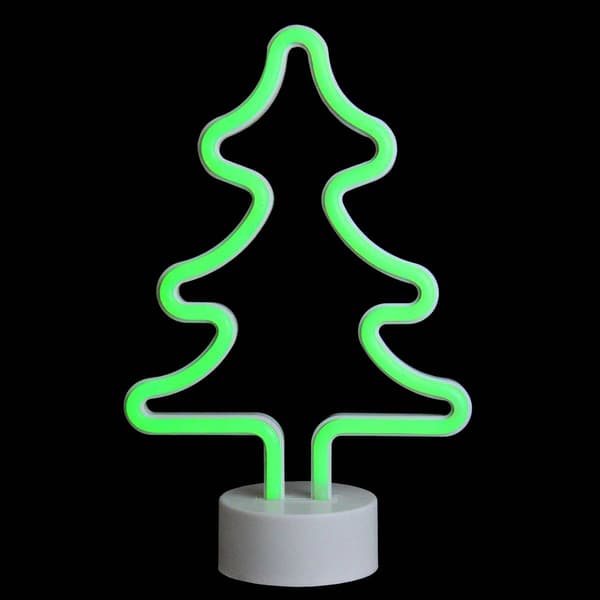 Northlight Seasonal 11in. LED Neon Style Christmas Tree Décor